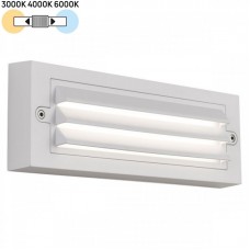 Φωτιστικό Επίτοιχο LED 6W 230V CCT Πλαστικό Λευκό IP65 7865